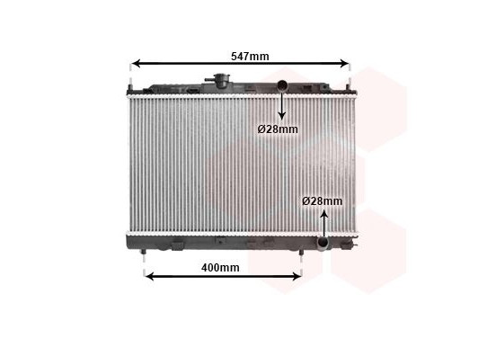 RADIATEUR CIVIC/CRX MT 88-92 DENSO 25002042 International Radiators