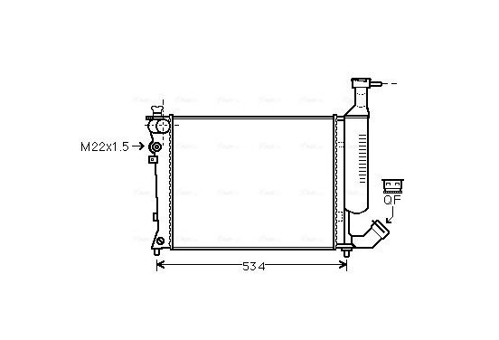 Radiateur CN2167 Ava Quality Cooling