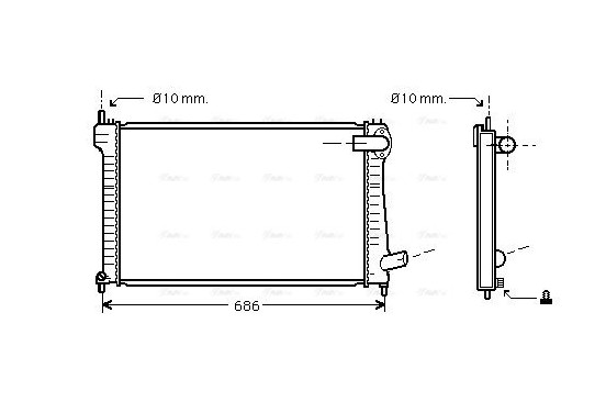 Radiateur CN2182 Ava Quality Cooling