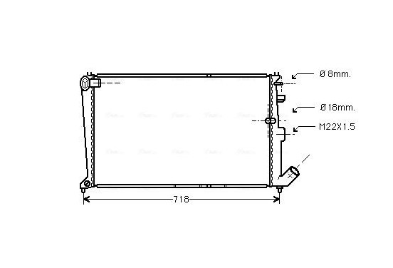 Radiateur CNA2010 Ava Quality Cooling