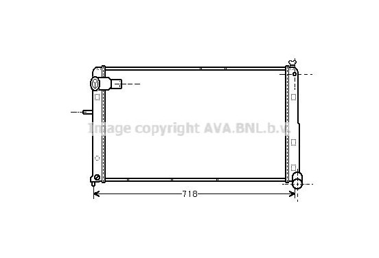 Radiateur CNA2074 Ava Quality Cooling