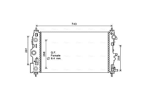 Radiateur CT2046 Ava Quality Cooling