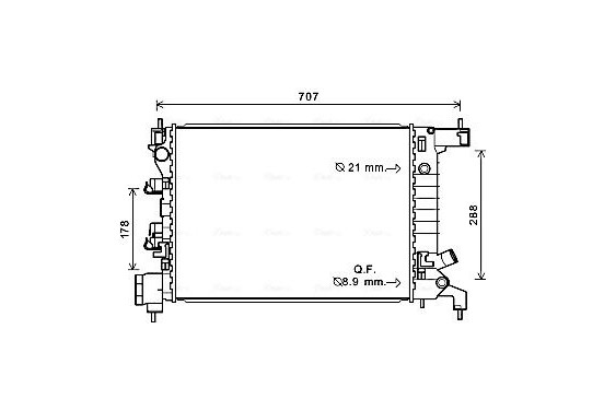 Radiateur CTA2047 Ava Quality Cooling