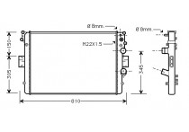 RADIATEUR DAILY4 25D/TD MT met AIRCO 99-