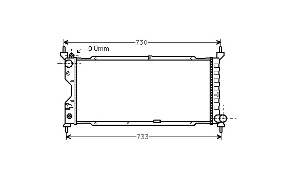 RADIATEUR DIESEL 1.5 Diesel / 1.5 TD 37002185 International Radiators