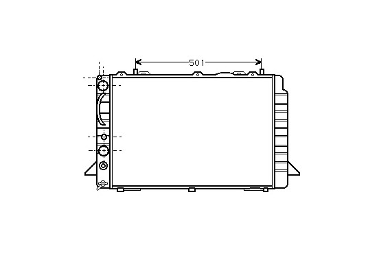 RADIATEUR DIESEL 1.9 Turbo Diesel MT 03002092 International Radiators