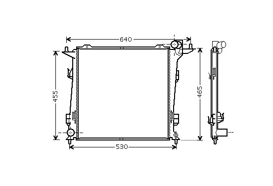 RADIATEUR DIESEL 2.0 CRDi 83002099 International Radiators