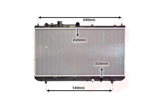 RADIATEUR DIESEL 2.0 D / 2.0 Di  MT  -00 27002153 International Radiators