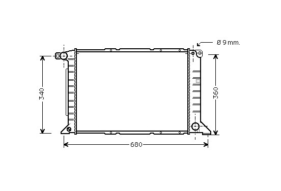 RADIATEUR DIESEL 2.5 Di  vanaf '97 18002261 International Radiators