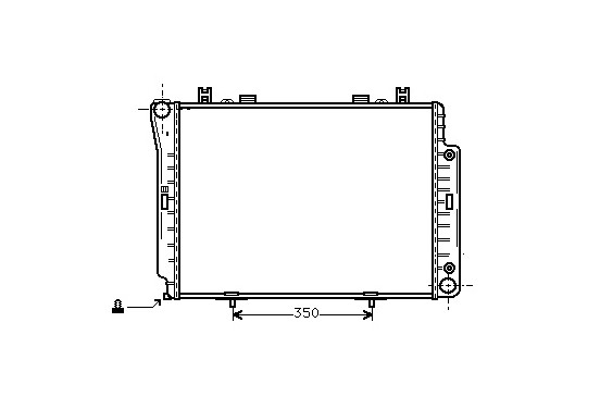 RADIATEUR DIESEL SEDAN S300TD 30002144 International Radiators