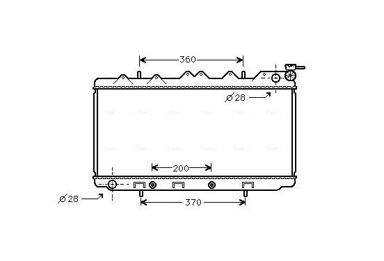 Radiateur DN2117 Ava Quality Cooling