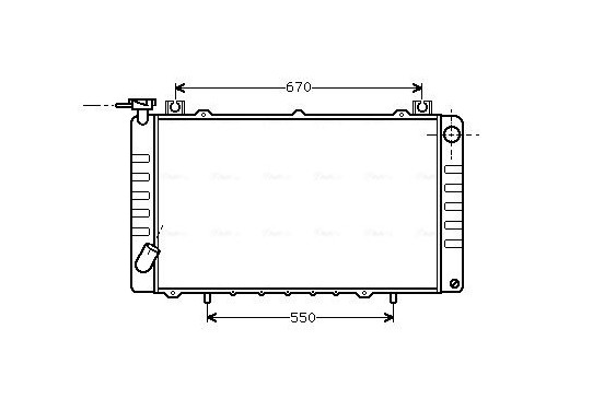 Radiateur DN2150 Ava Quality Cooling