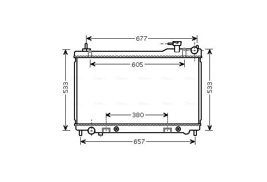 Radiateur DN2304 Ava Quality Cooling