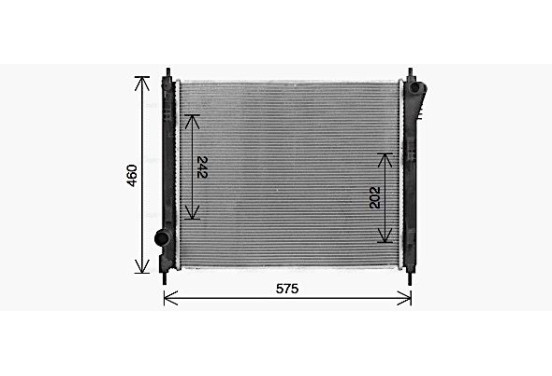 Radiateur DN2470 Ava Quality Cooling
