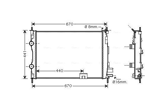 Radiateur DNA2287 Ava Quality Cooling