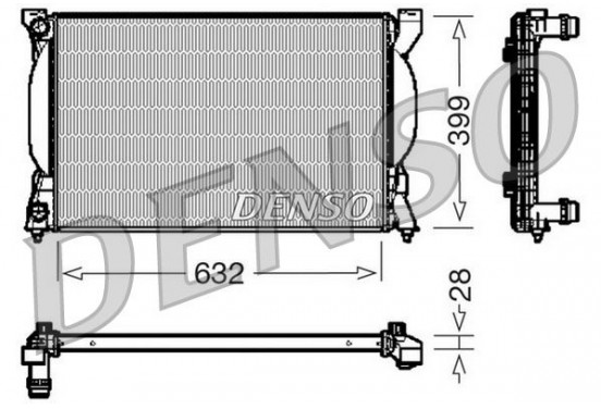 Radiateur DRM02033 Denso