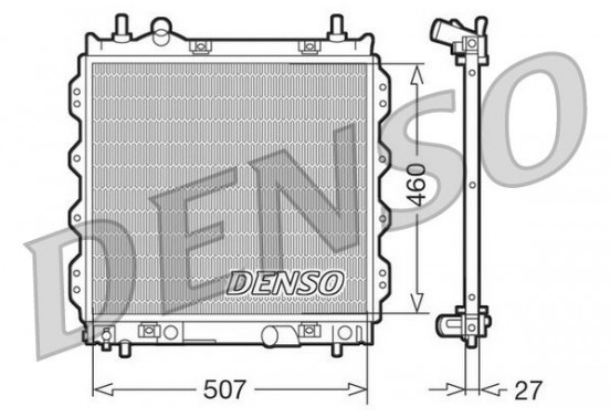 Radiateur DRM06005 Denso