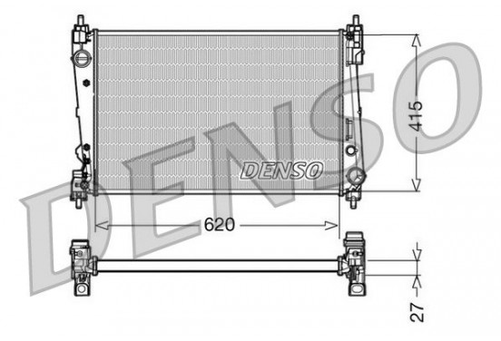 Radiateur DRM09111 Denso