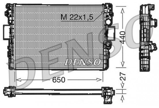 Radiateur DRM12003 Denso