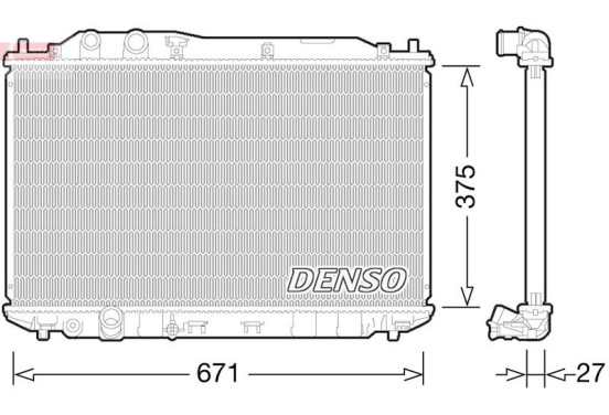 Radiateur DRM40029 Denso