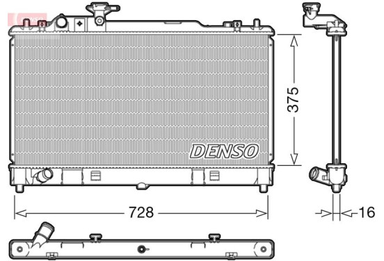 Radiateur DRM44033 Denso