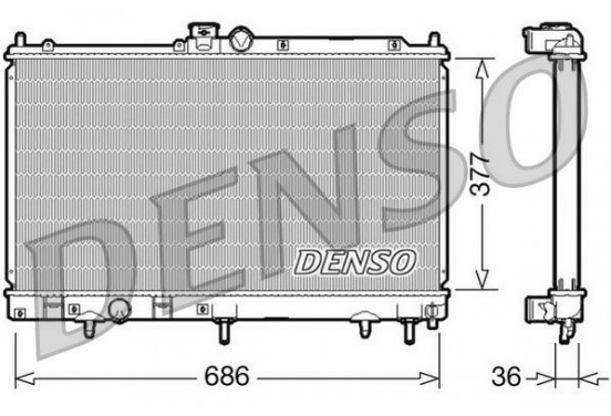 Radiateur DRM45026 Denso