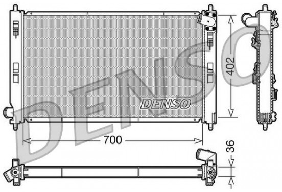 Radiateur DRM45029 Denso