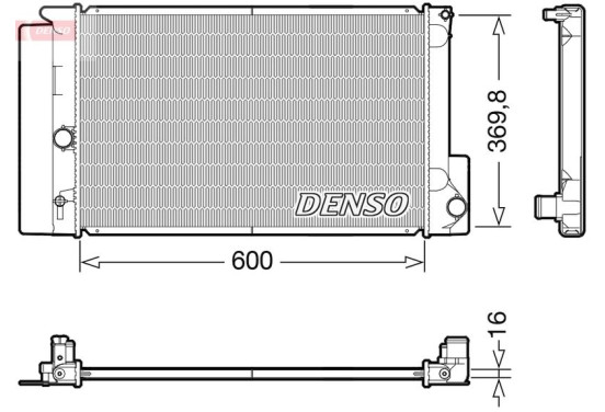 Radiateur DRM50126 Denso