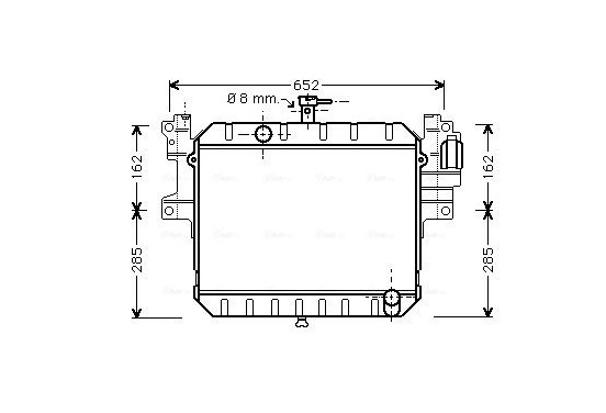 Radiateur DU2041 Ava Quality Cooling