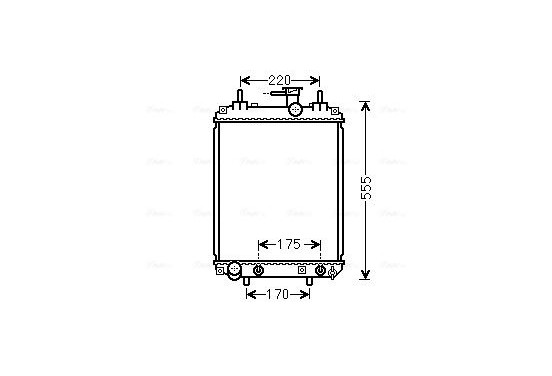 Radiateur DU2073 Ava Quality Cooling