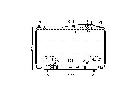 Radiateur DW2055 Ava Quality Cooling