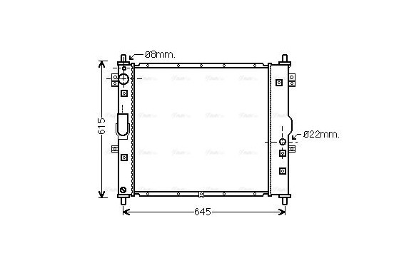 Radiateur DW2117 Ava Quality Cooling