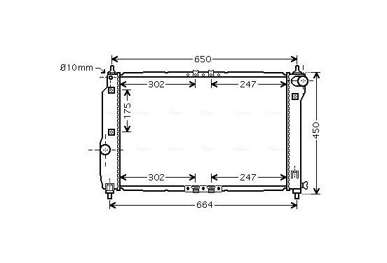 Radiateur DWA2067 Ava Quality Cooling