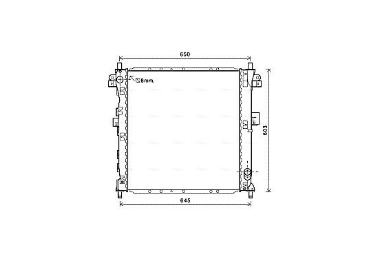 Radiateur DWA2123 Ava Quality Cooling