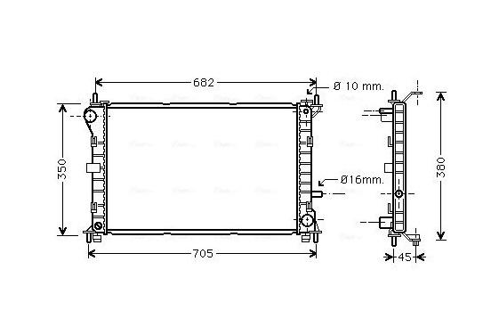 Radiateur FD2265 Ava Quality Cooling