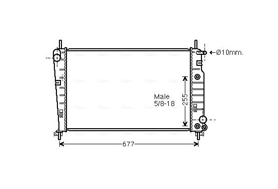 Radiateur FD2344 Ava Quality Cooling