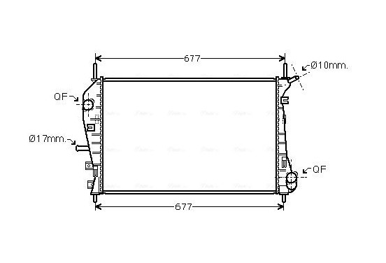 Radiateur FDA2376 Ava Quality Cooling