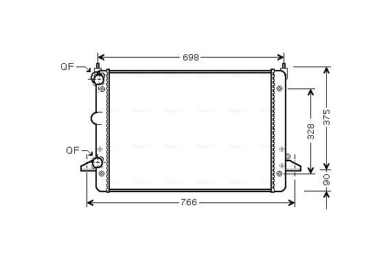 Radiateur FDA2396 Ava Quality Cooling