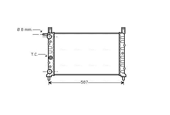 Radiateur FT2056 Ava Quality Cooling