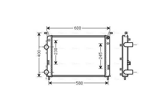 Radiateur FTA2336 Ava Quality Cooling