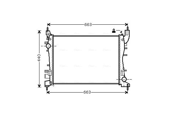 Radiateur FTA2358 Ava Quality Cooling