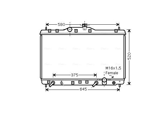 Radiateur HDA2173 Ava Quality Cooling