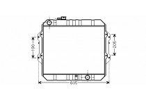RADIATEUR HI LUX 25D4-deurs MT 01-05