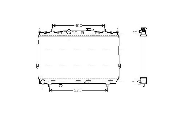 Radiateur HY2095 Ava Quality Cooling