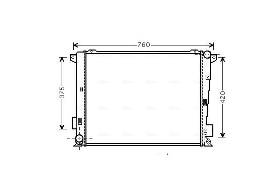 Radiateur HY2191 Ava Quality Cooling