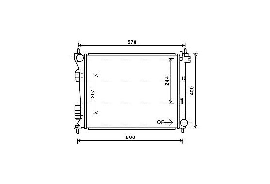 Radiateur HY2274 Ava Quality Cooling