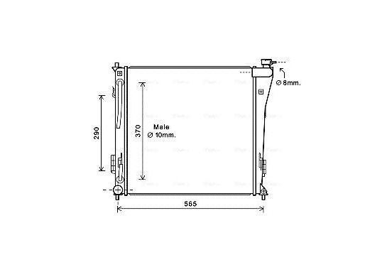 Radiateur HY2305 Ava Quality Cooling