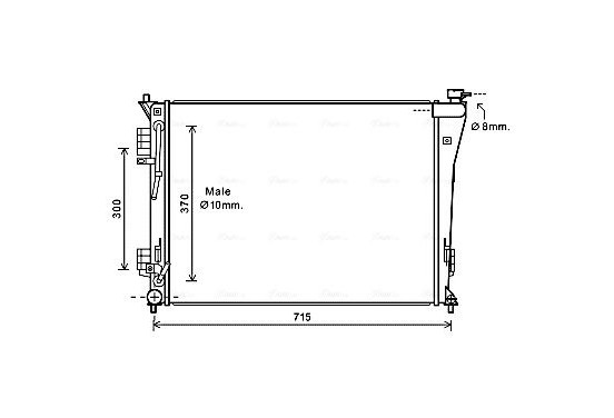 Radiateur HY2306 Ava Quality Cooling