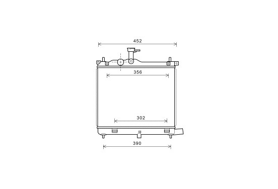 RADIATEUR i10 1.0i/1.2i MT vanaf '08 82002290 International Radiators Plus