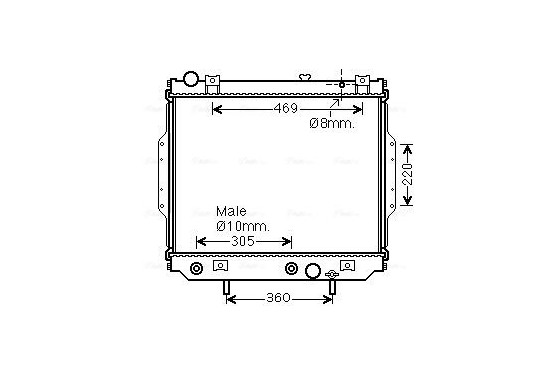 Radiateur JE2071 Ava Quality Cooling